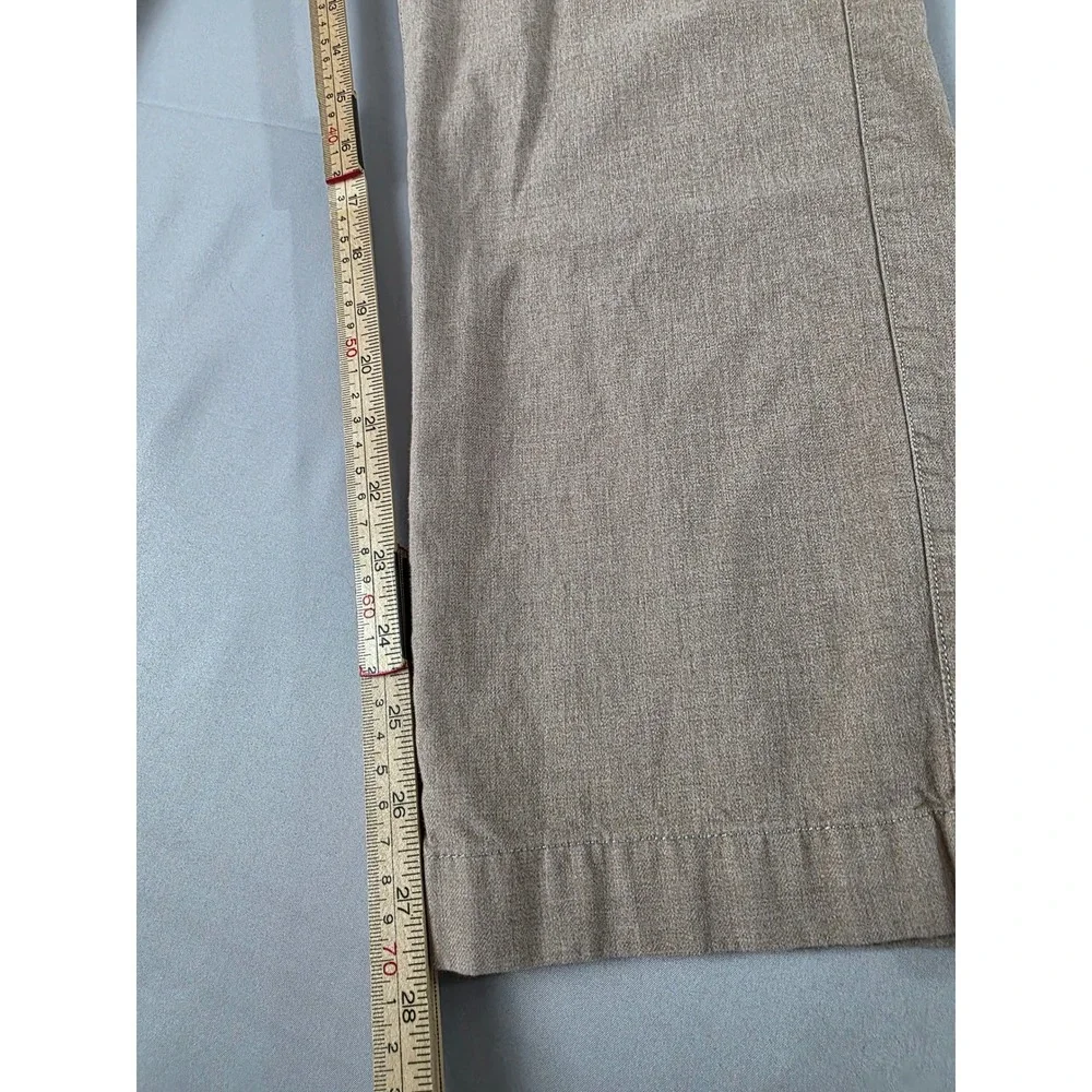 Banana Republic Kentfield Pant Mens 35x30 Tan Cotton Flat Front Straight Chinos